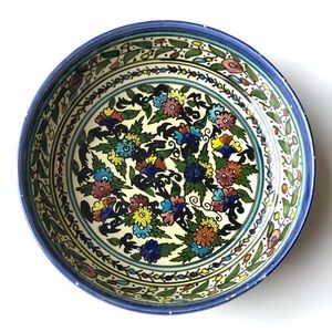 Armenian Ceramic Bowl Floral Motif